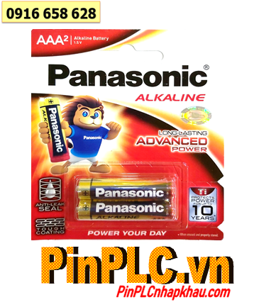 Panasonic LR03T/2B, Pin AAA 1.5v Panasonic LR03T/2B Made in Thailand